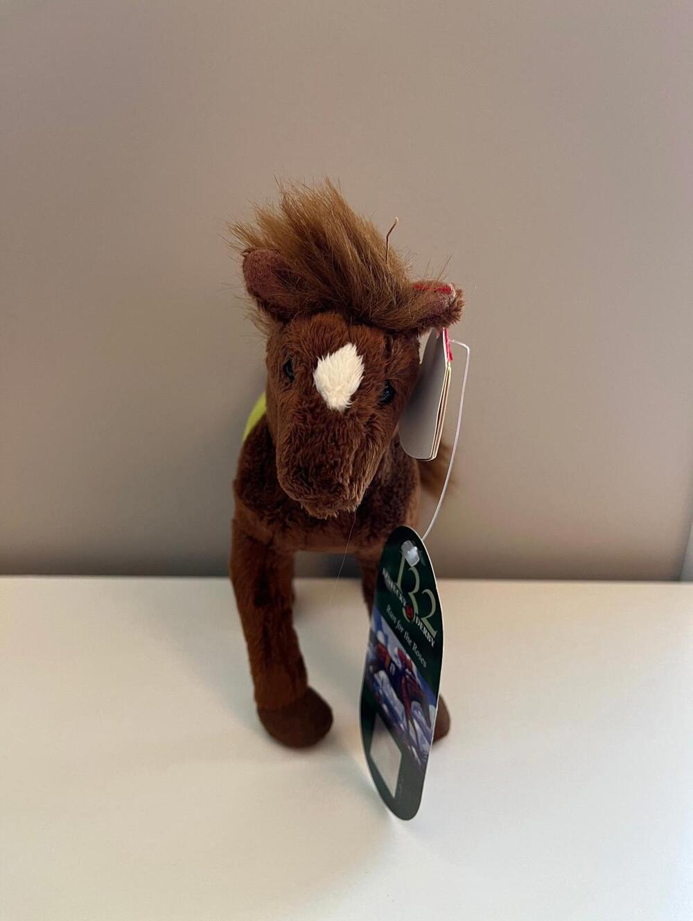 Ty Beanie Baby “Derby 132” the Kentucky Derby Horse Kentucky Derby Tag (7.5 inch